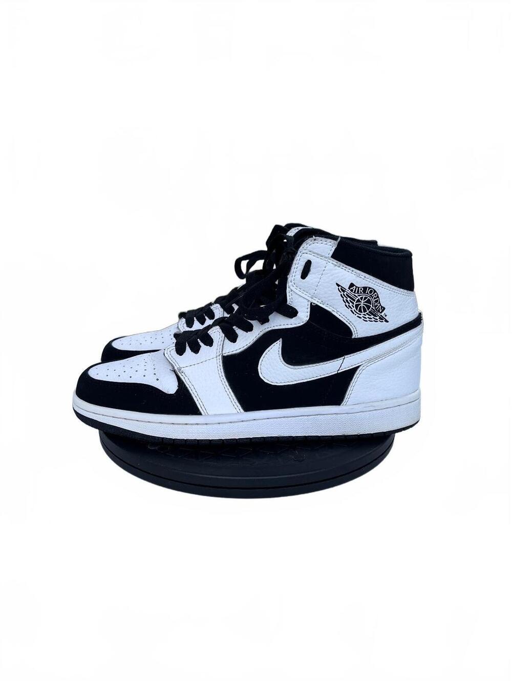 Nike Air Jordan 1 Mid Black White High Top Sneakers Size 8 Shoes